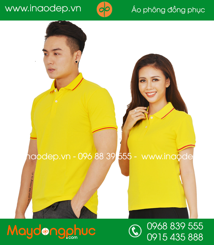 Áo phông đồng phục màu Vàng